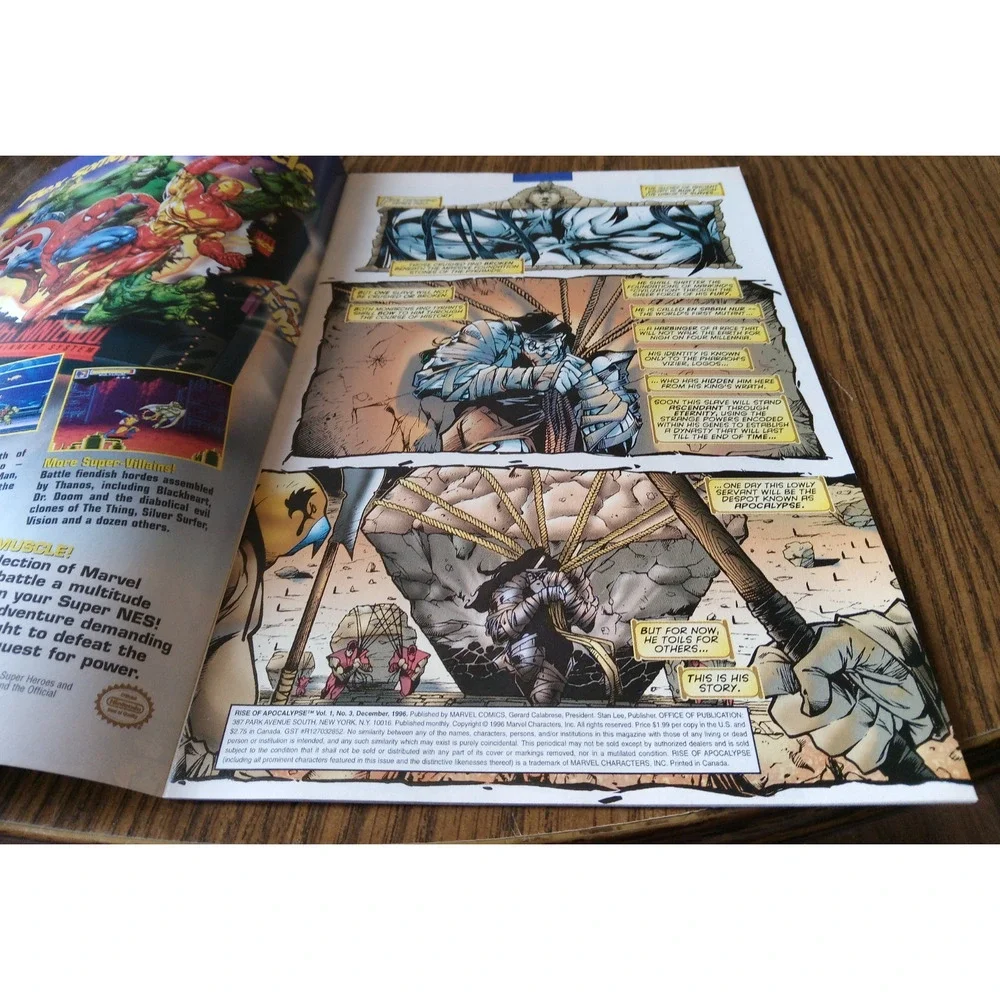 The Rise Of Apocalypse #3 December 1996 Marvel Comics